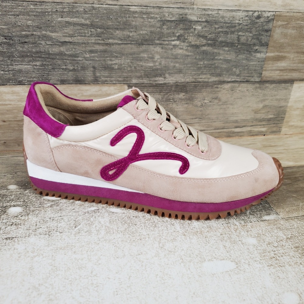Vaneli Queen Womens Shoes Sz 8.5 M Rose Suede Combination Lace-Up Sneakers